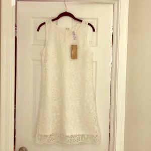 Francescas white lace dress. M-never worn